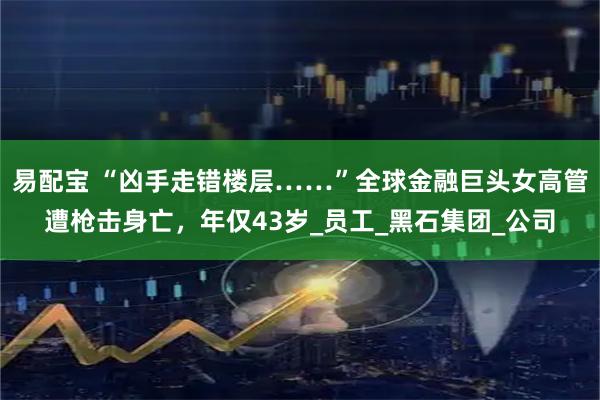 易配宝 “凶手走错楼层……”全球金融巨头女高管遭枪击身亡,年仅43岁_员工_黑石集团_公司