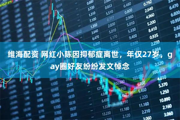 维海配资 网红小陈因抑郁症离世，年仅27岁，gay圈好友纷纷发文悼念